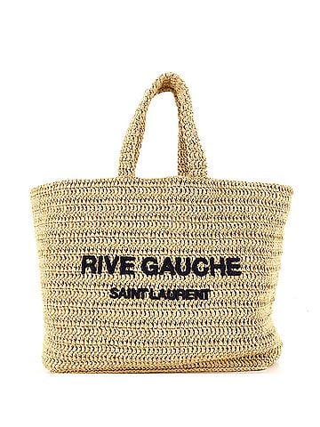 Saint Laurent Rive Gauche Supple Tote Raffia (view 1)