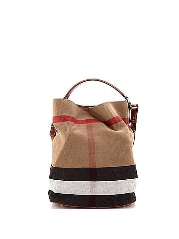 Burberry Ashby Bag House Check Canvas Medium (view 2)