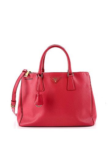 Prada Double Zip Lux Tote Saffiano Leather Medium (view 1)