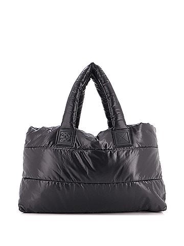 Chanel Coco Cocoon Reversible Tote Quilted Nylon Large (view 1)