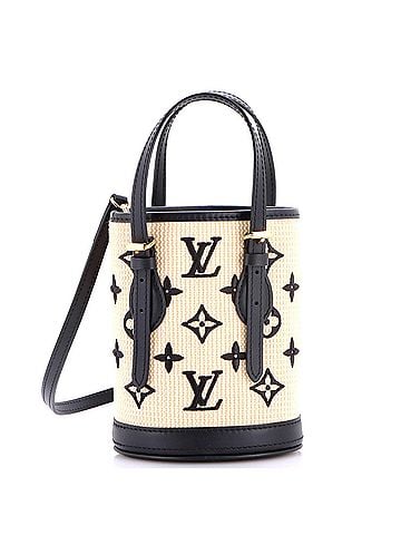Louis Vuitton Bucket Bag By The Pool Monogram Raffia Nano (view 1)