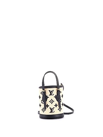 Louis Vuitton Bucket Bag By The Pool Monogram Raffia Nano (view 2)
