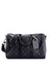 Louis Vuitton 100% Coatead Canvas Black Keepall Bandouliere Bag Reverse Monogram Eclipse Canvas 35 One size - photo 1