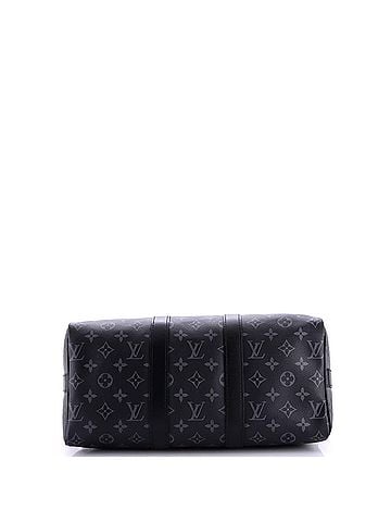 Louis Vuitton Keepall Bandouliere Bag Reverse Monogram Eclipse Canvas 35 (view 2)