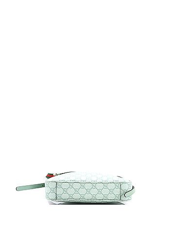Gucci Emblem Shoulder Bag GG Coated Canvas with Leather Small (view 2)
