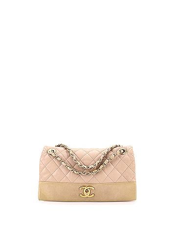 Chanel Soft Elegance Flap Bag Quilted Distressed Calfskin Jumbo (view 1)