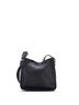 Prada 100% Leather Black Logo Strap Hobo Leather Medium One size - photo 4