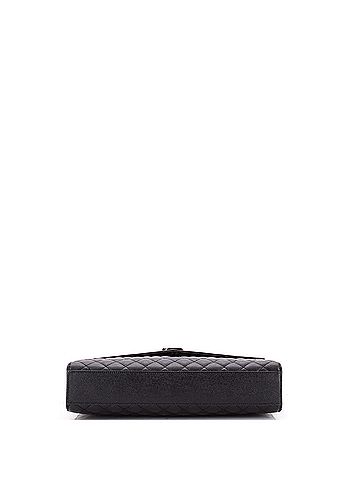 Saint Laurent Classic Monogram Envelope Satchel Mixed Matelasse Leather Large (view 2)