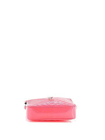 Saint Laurent Lou Camera Bag Matelasse Chevron Patent Small (view 2)