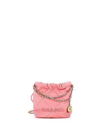 Chanel 22 Chain Hobo Quilted Caviar Mini (view 1)