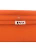 Hermès 100% Leather Orange Kelly Wallet Epsom Long One size - photo 6