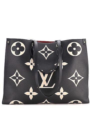 Louis Vuitton OnTheGo Tote Bicolor Monogram Empreinte Giant GM (view 1)