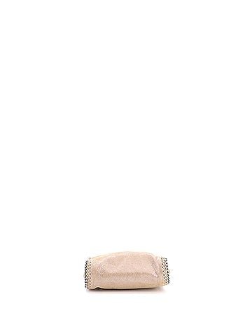 Stella McCartney Falabella Fold Over Crossbody Bag Metallic Crackled Faux Leather Tiny (view 2)
