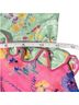 LoveShackFancy Floral Pink Green One Piece Swimsuit Size M - photo 11