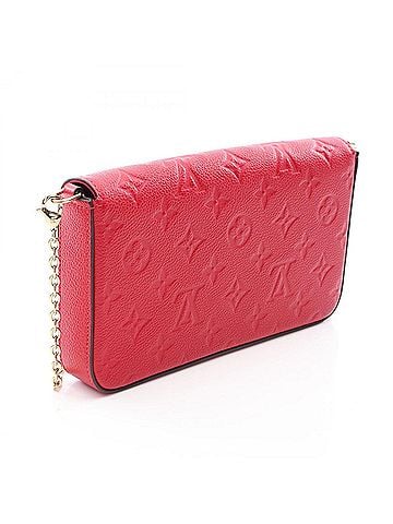 Louis Vuitton Louis Vuitton Pochette Felicie Monogram Emundante Scarlet Shoulder Bag Handbag Leather Women's Red M63700 (view 2)
