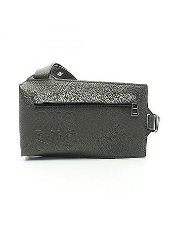 Loewe LOEWE Vertical T-Pocket Waist Bag/Body Bag/Handbag, Leather, Men's, Khaki (C500P02X02) (view 1)