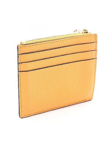 Loewe LOEWE Anagram Square Coin Card Holder with Keyring - Leather Wallet/Coin Purse for Women Brown, Orange, Pink C821SQLX03 (view 2)