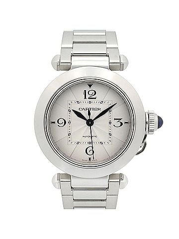 Cartier Cartier Pasha de Boys' Watch, Stainless Steel, Silver Tone, WSPA0013 (view 1)