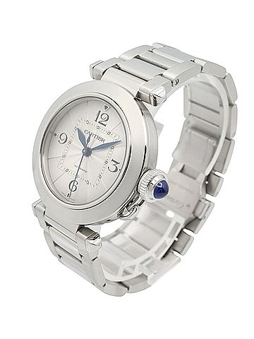 Cartier Cartier Pasha de Boys' Watch, Stainless Steel, Silver Tone, WSPA0013 (view 2)