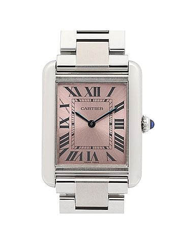 Cartier Cartier Tank Solo SM Watch, Stainless Steel, Ladies, Pink Tone, W5200000 (view 1)