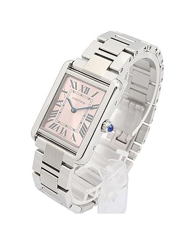 Cartier Cartier Tank Solo SM Watch, Stainless Steel, Ladies, Pink Tone, W5200000 (view 2)