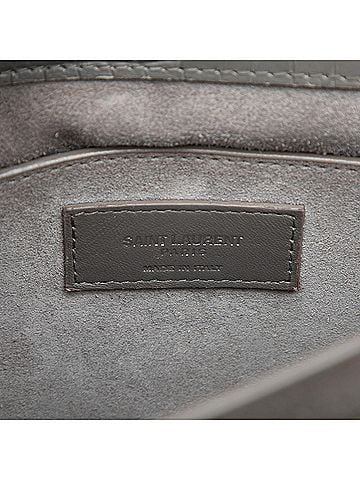 Saint Laurent Large Croc Embossed Leather Monogram Sunset Crossbody (view 2)