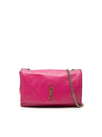 Saint Laurent Medium Smooth Calfskin and Suede Reversible Kate Crossbody (view 1)
