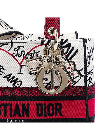Dior DiorAmour Medium Embroidered Canvas Graffiti Lady D Lite (view 2)