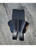 Tory Burch 100% Leather Black Gold Sandals Size 10 - photo 8