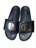 Tory Burch 100% Leather Black Gold Sandals Size 10 - photo 1