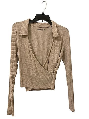 Abercrombie & Fitch Long Sleeve Blouse (view 1)