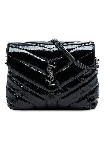 Saint Laurent Toy Matelasse Patent Monogram LouLou Crossbody (view 1)