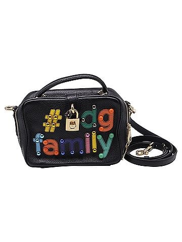 Dolce & Gabbana Dolce &amp; Gabbana DG Family Crossbody Bag in Black Leather (view 1)