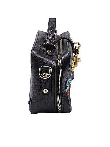 Dolce & Gabbana Dolce &amp; Gabbana DG Family Crossbody Bag in Black Leather (view 2)