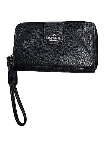 Coach with hangtag Leather Wristlet (view 1)