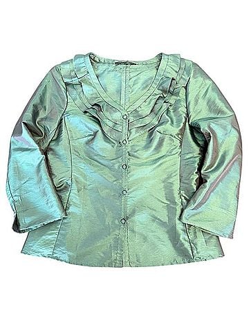 Alex Marie Long Sleeve Button-Down Shirt (view 1)