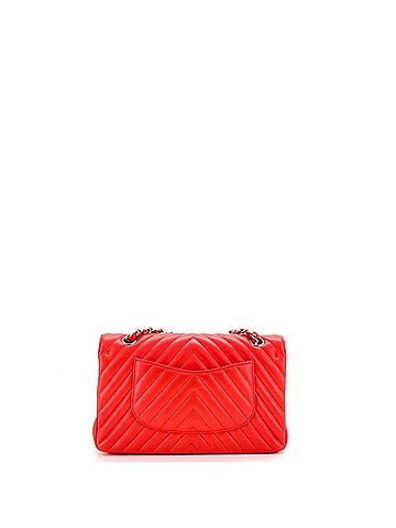 Chanel Classic Double Flap Bag Chevron Lambskin Medium (view 2)