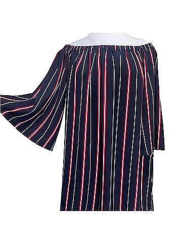 French Connection Hasan Stripe Casual Dress (view 1)
