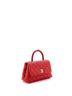 Chanel Red Coco Top Handle Bag Quilted Caviar with Lizard Mini One size - photo 3