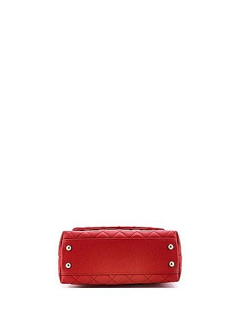 Chanel Coco Top Handle Bag Quilted Caviar with Lizard Mini (view 2)
