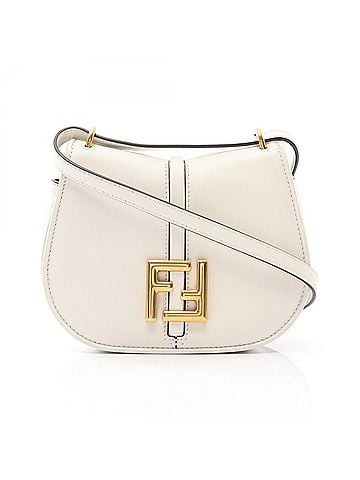 Fendi Fendi Camon Small Shoulder Bag Handbag Leather Women's White 8BS082 AQ0L F1550 (view 1)