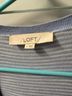 Ann Taylor LOFT Stripes Blue Cardigan Size S - photo 3