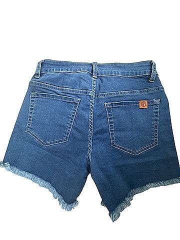 Born Primitive Frayed Hem Denim Shorts Jeans (view 2)