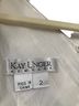 Kay Unger Polka Dots Checkered-gingham White Black Yellow Casual Dress Size 2 - photo 2