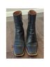 ALOHAS 100% Leather Black Ankle Boots Size 10 - photo 5