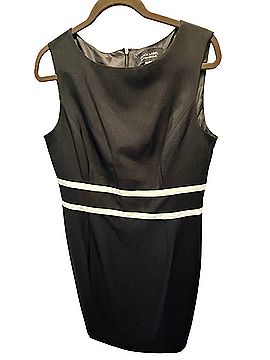 black label by evan picone dress Drape Sz 16  Just Fabulous Consignment Boutique this crepe Black Label by Evan-Picone Womens