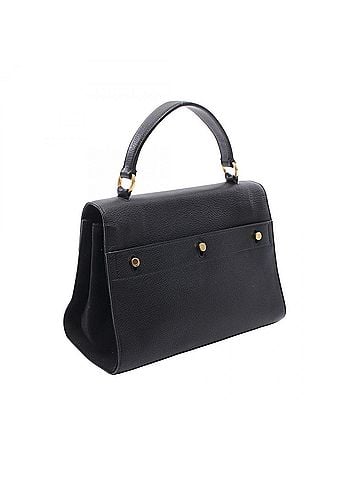 Yves Saint Laurent Yves Saint Laurent Saint Laurent Paris Muse Two 2-Way Handbag, Leather, Women's, Black, 368229 (view 2)