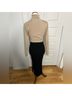 BCBG Color Block Black Casual Dress Size M - photo 5