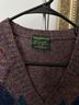 Fitzwell 100% Wool Argyle Multi Color Vest Size M - photo 3