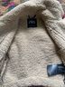 Zara 100% Polyurethane Black Tan Leather Jacket Size XS - photo 6